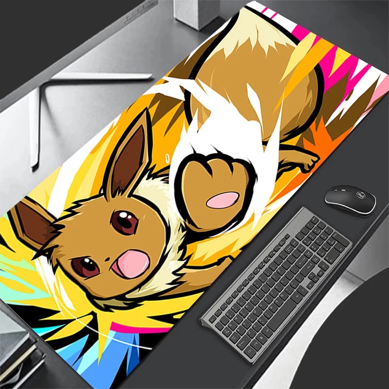 Gaming Keyboard Noise - P-Pokemon Eevee Anime Gaming Mouse Pad,