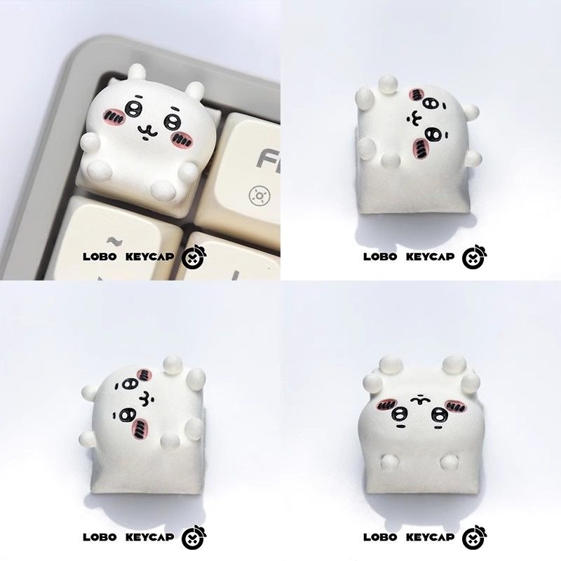 Gaming Keyboard Mechanical - Chiikawaed Cute Anime Mechanical Keyboard Keycaps
