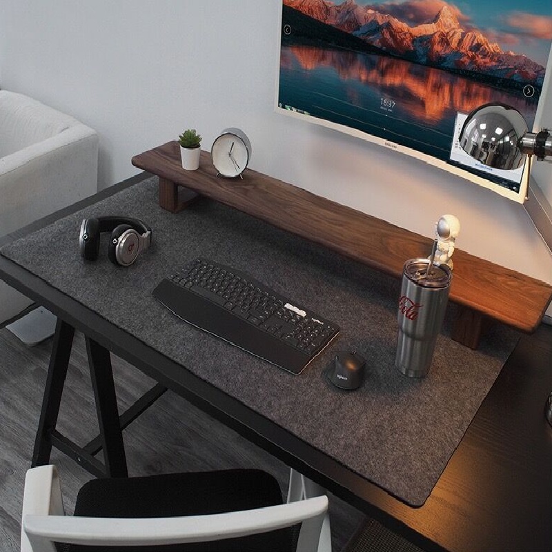 Gaming Keyboard Mouse - 80cm X 40cm Dark Gray Large