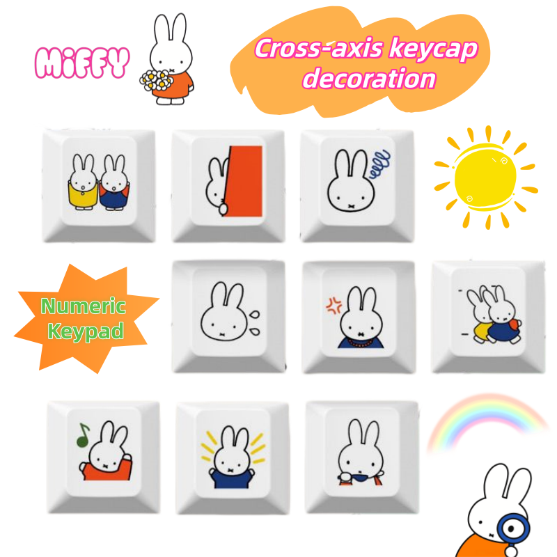 New Miffy rabbit cartoon cute  - Gaming Keyboard Mechanical review and price