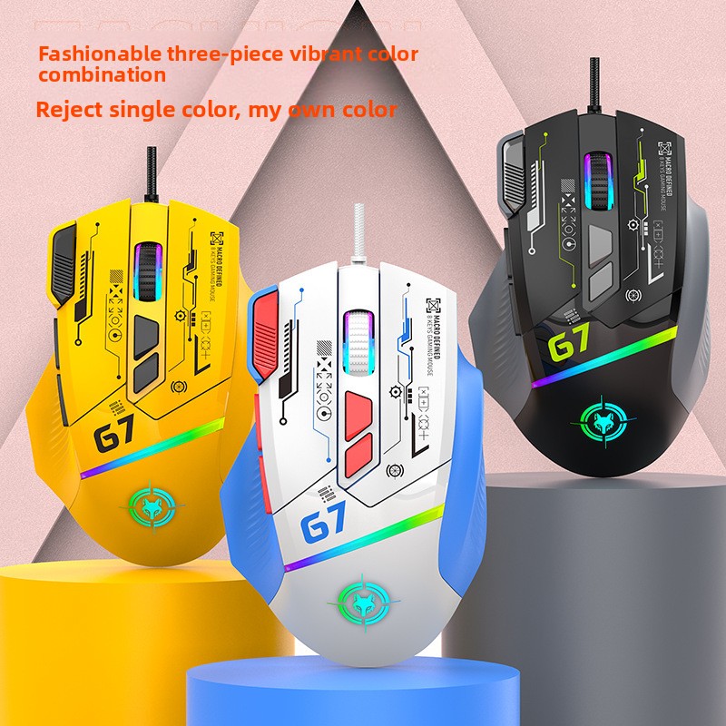 G6 Wired Gaming Mouse 128000DP - Gaming Keyboard 1 Hand review and price