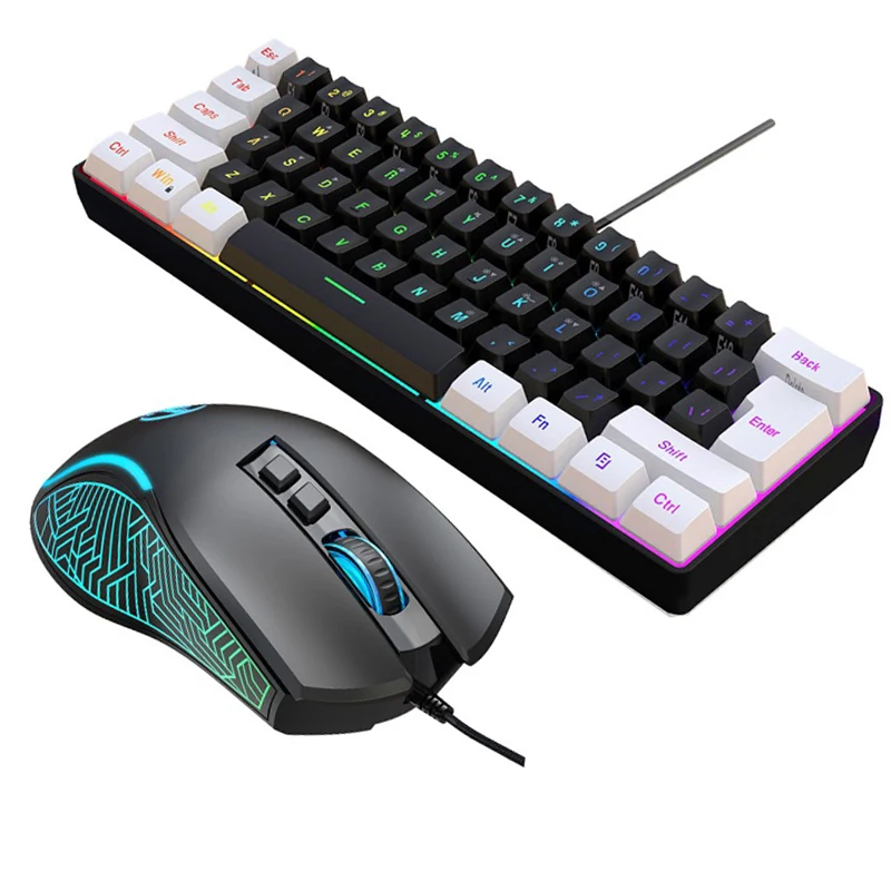 Keyboard and Mouse 60% Compute - Gaming Keyboard Ergonomics review and price