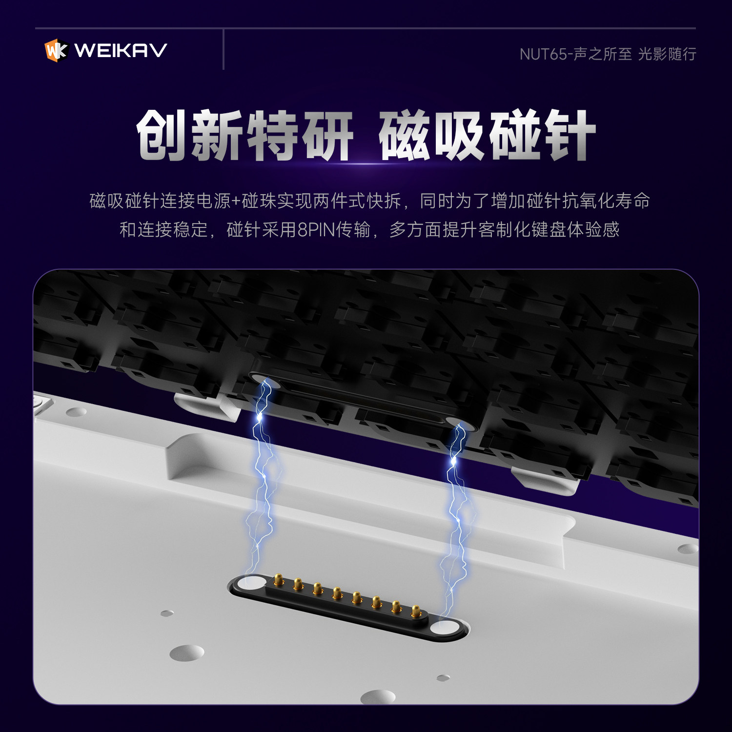 New Weikav Nut65 Aluminum Mech - Gaming Keyboard Mechanical review and price