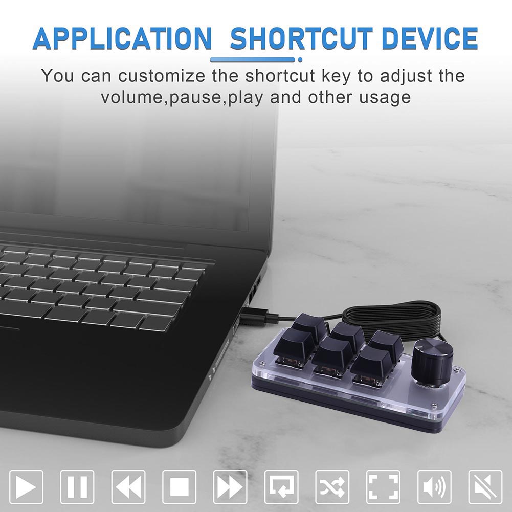 6 Key 1 Knob One Handed Mechan - Gaming Keyboard 1 Hand review and price