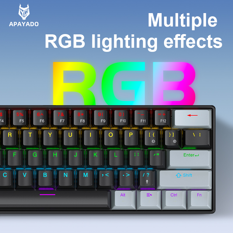 APAYADO K61 Mini Mechanical Ke - Gaming Keyboard Blue Switches review and price