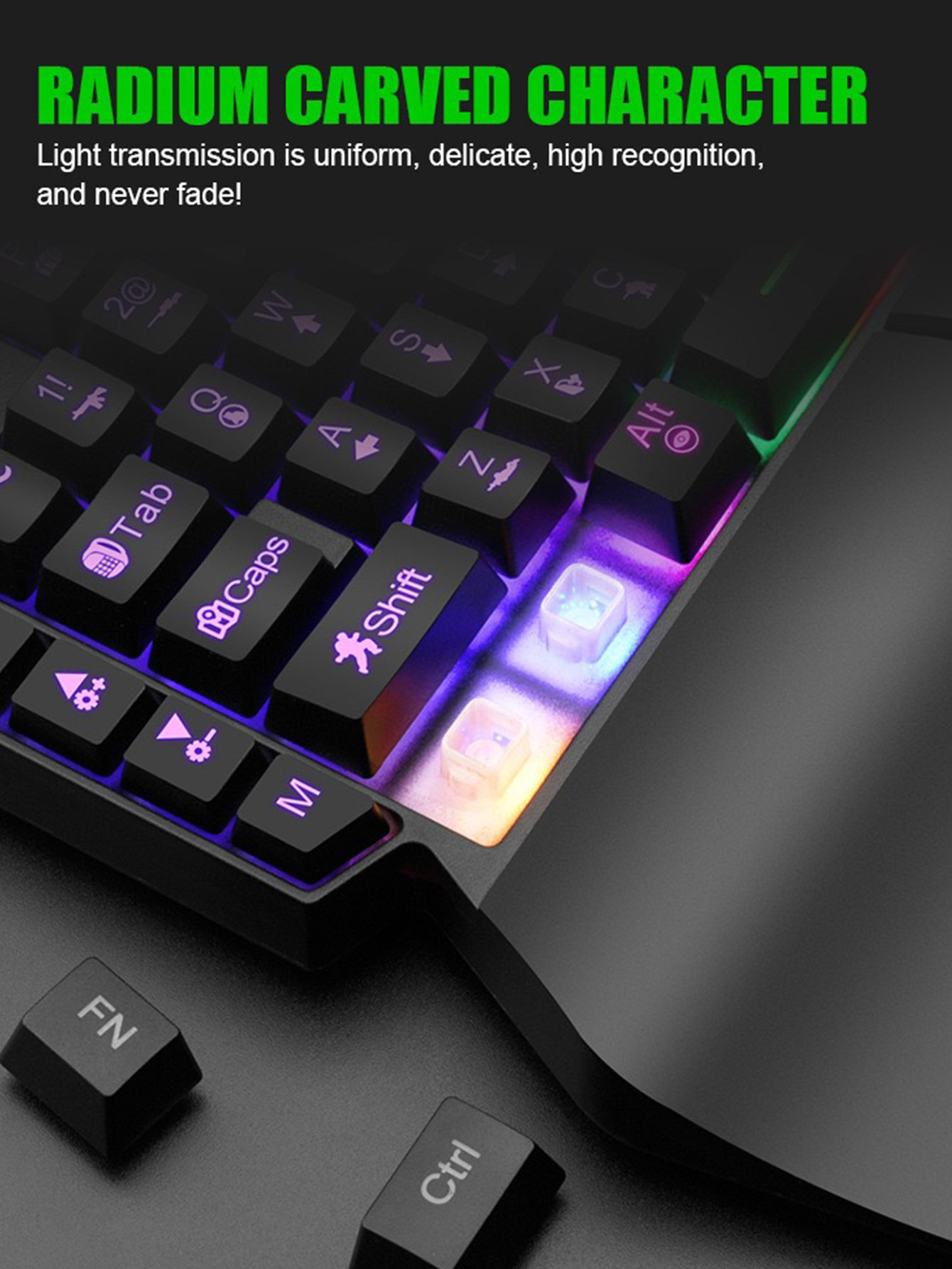 Mechanical One-Handed Light Ga - Gaming Keyboard 1 Hand review and price