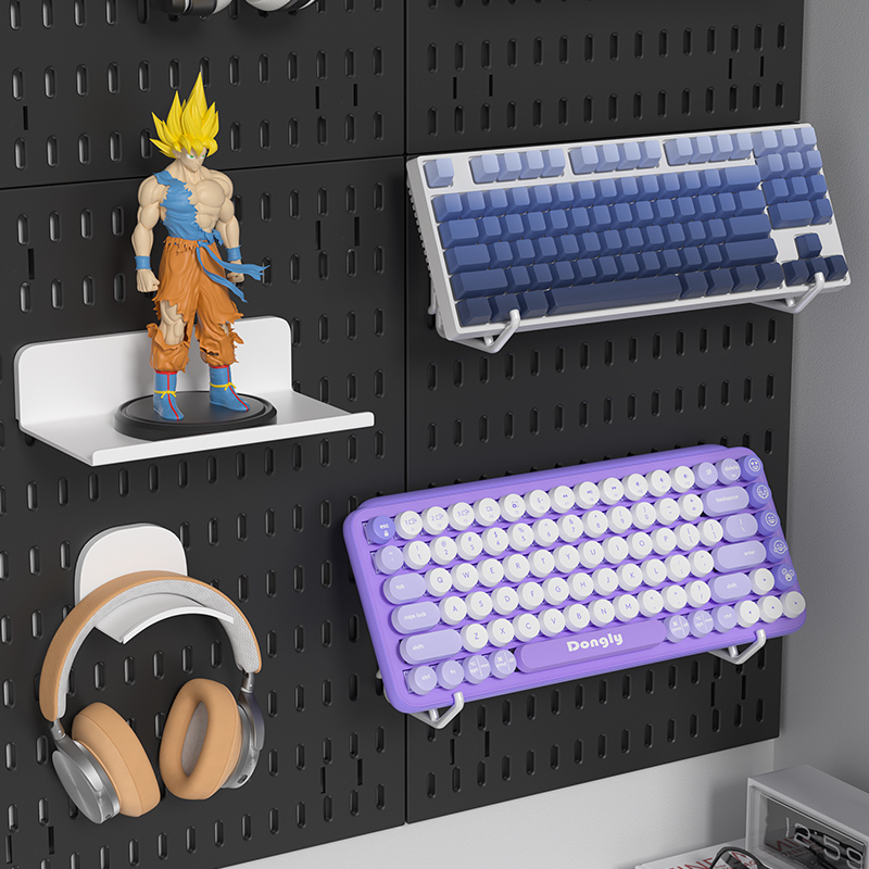 Adhesive Pegboard Shelf for Ga - Gaming Keyboard Mouse review and price