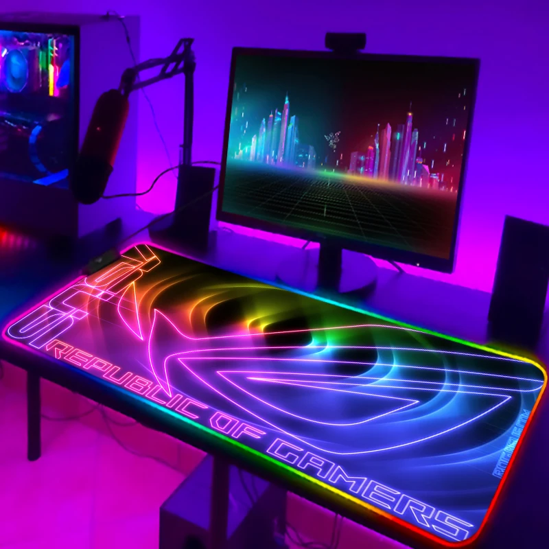 RGB Mousepad Cool ROG Mouse Pa - Gaming Keyboard No Rgb review and price