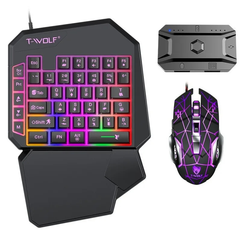 5 In 1 Set 35keys One Handedly - Gaming Keyboard 1 Hand review and price