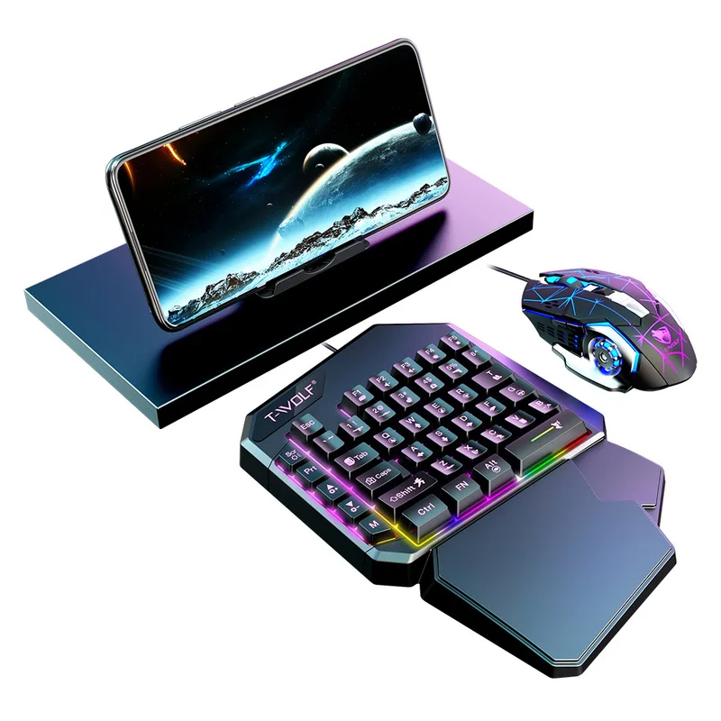 5 In 1 Set 35keys One Handedly - Gaming Keyboard 1 Hand review and price