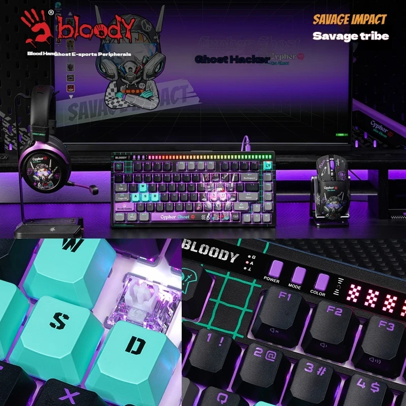 A4Tech Bloody Savage Impact AT - Gaming Keyboard No Noise review and price