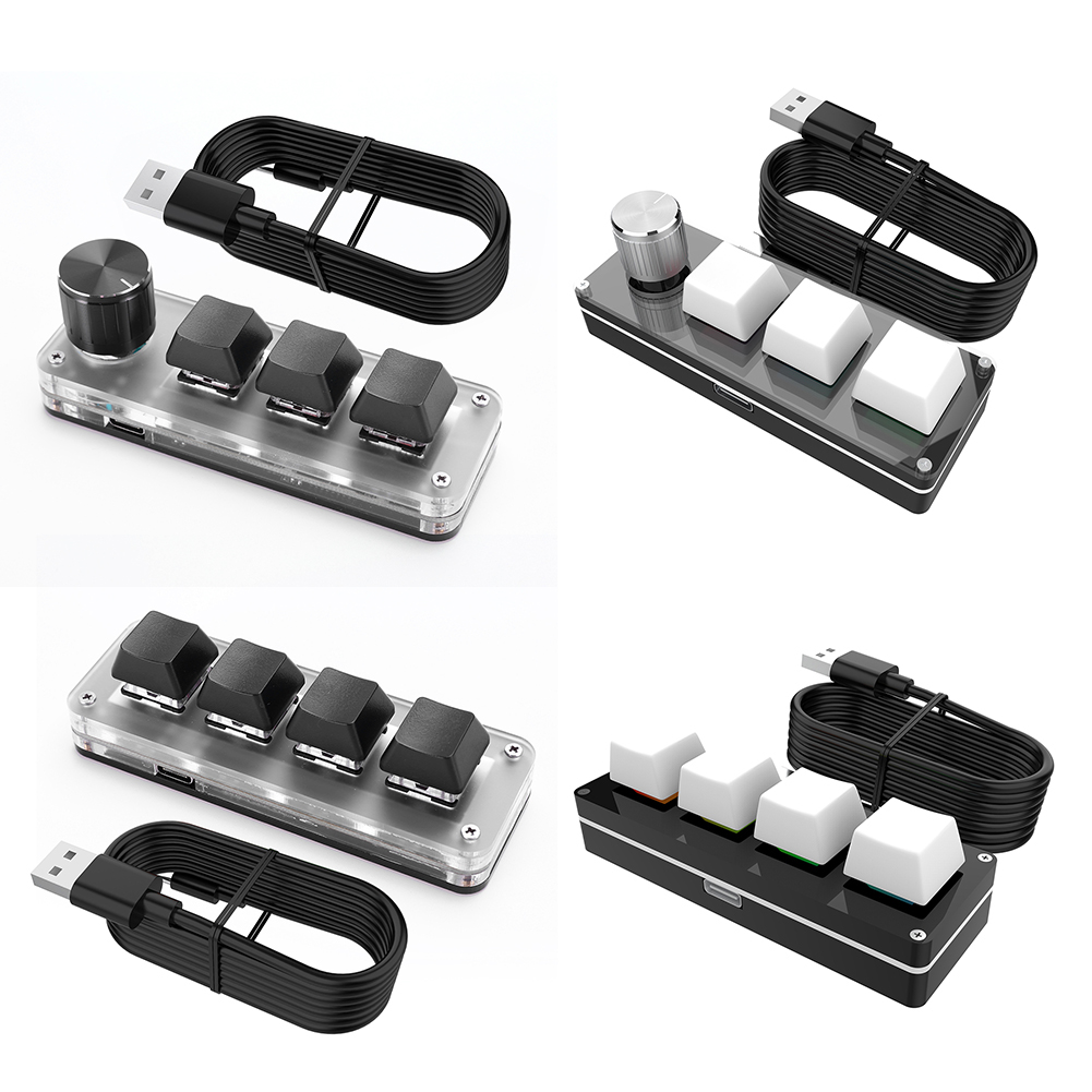 3 Key 1 Knob/4 Key One Handed  - Gaming Keyboard 1 Hand review and price