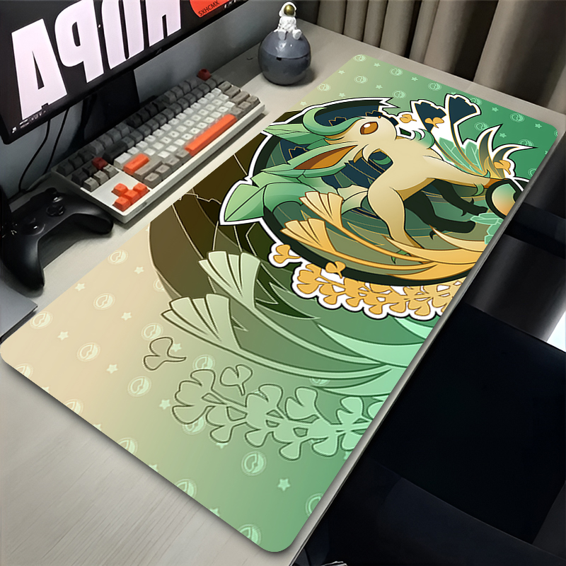 Mouse Pad Gamer P-pokemon Leaf - Gaming Keyboard Noise review and price