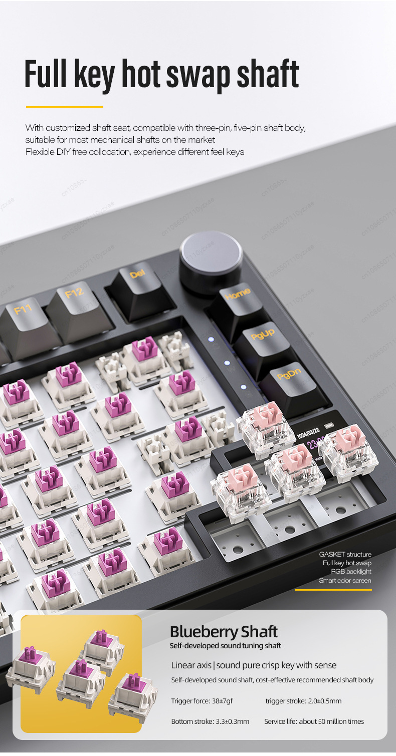2024 New AL66 Mechanical Keybo - Gaming Keyboard No Rgb review and price