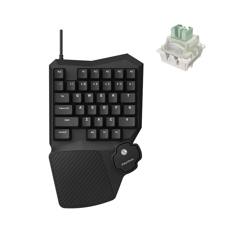 Keychron C0 HE 8K wired One Ha - Gaming Keyboard 1 Hand review and price
