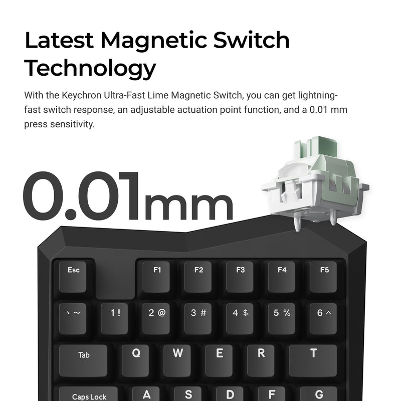 Keychron C0 HE 8K wired One Ha - Gaming Keyboard 1 Hand review and price