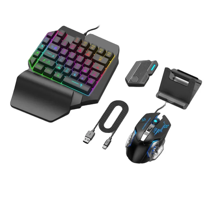 Gaming Keyboard and Mouse Set  - Gaming Keyboard 1 Hand review and price