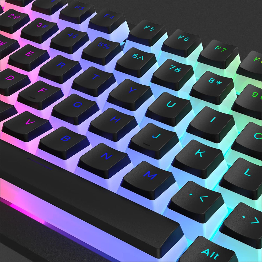 129 Keys Pudding Keycaps PBT D - Gaming Keyboard No Rgb review and price