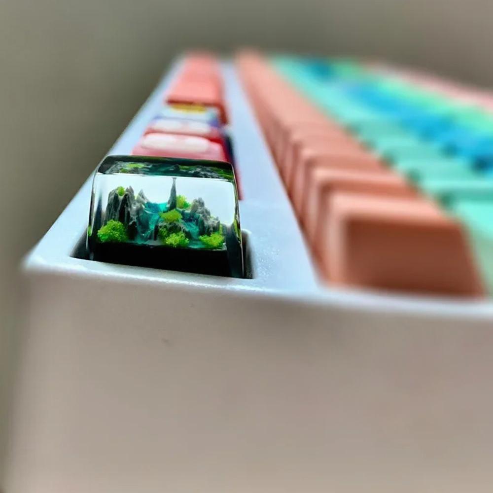 Mountain and Sea Keycaps Artis - Gaming Keyboard No Rgb review and price