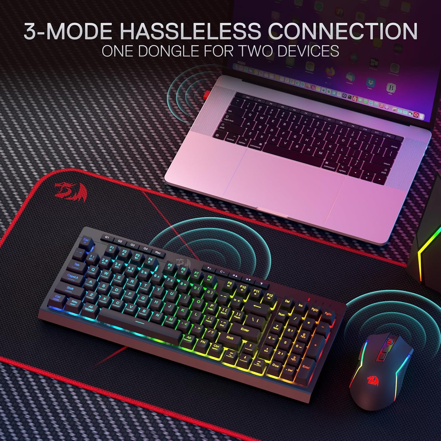 Redragon S142 Wireless Gaming  - Gaming Keyboard Extension review and price