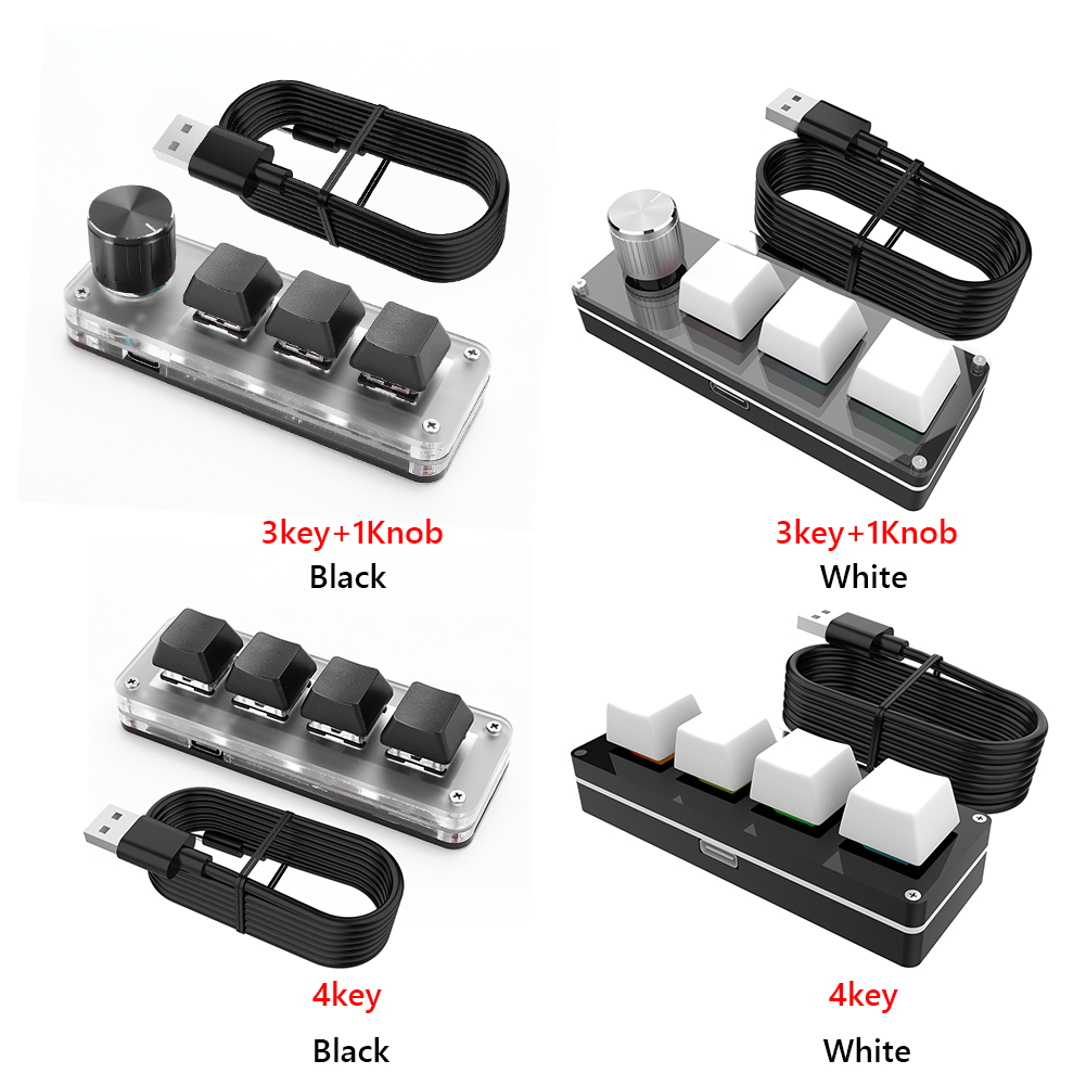 3 Key 1 Knob/4 Key One Handed  - Gaming Keyboard 1 Hand review and price