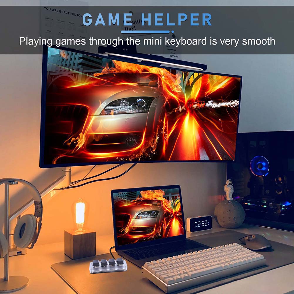 3 Key 1 Knob/4 Key Photoshop G - Gaming Keyboard 1 Hand review and price