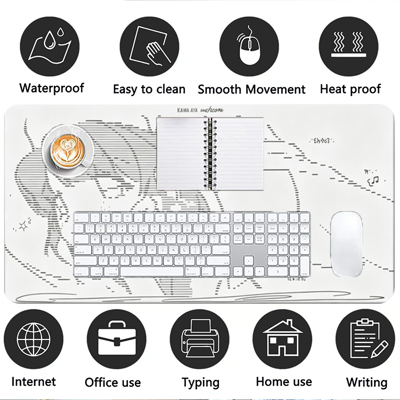 1Pcs Leather Mouse Pad Anime A - Gaming Keyboard Tactile review and price